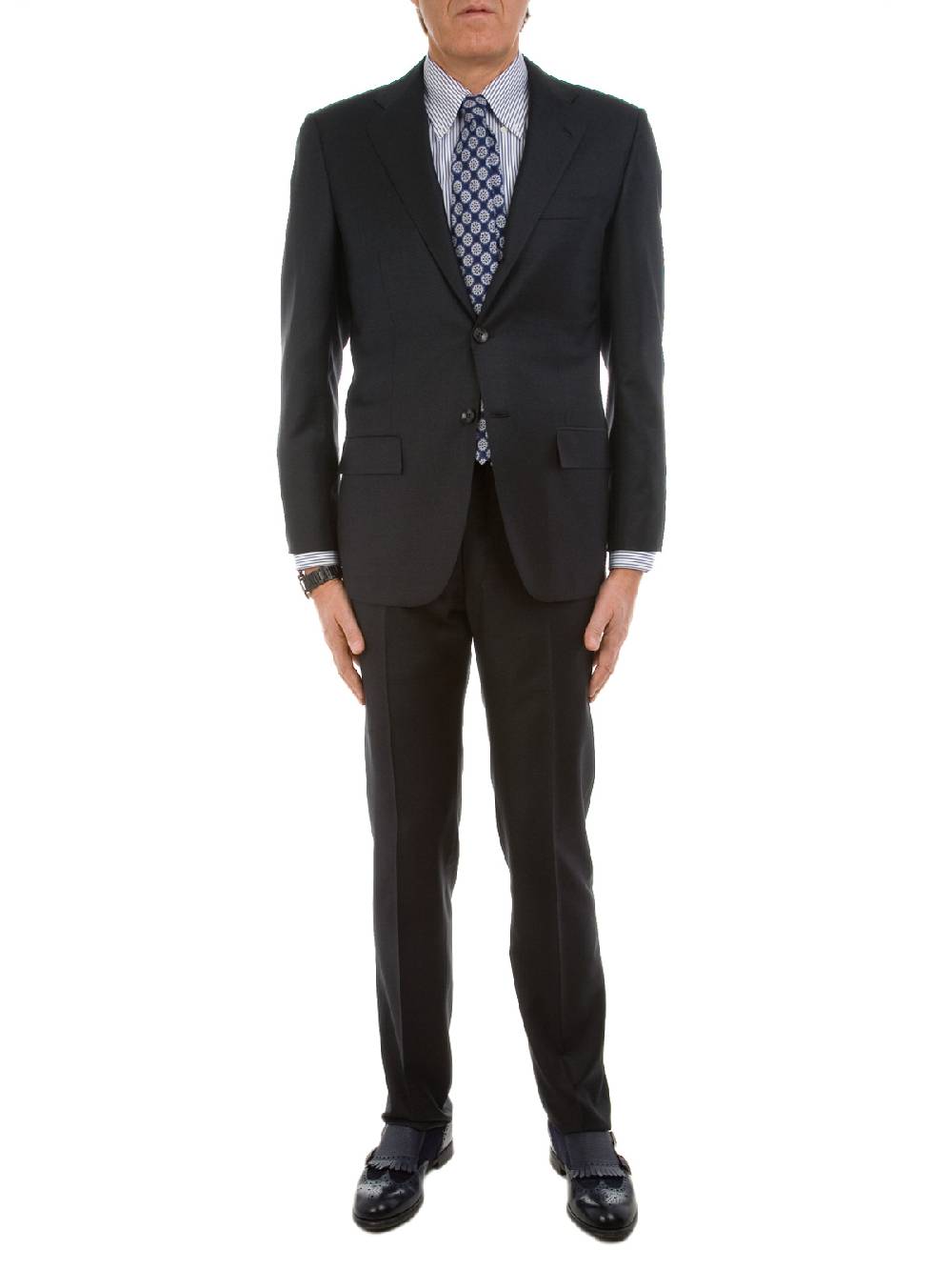 KITON Abito Uomo in Lana Vendita calda