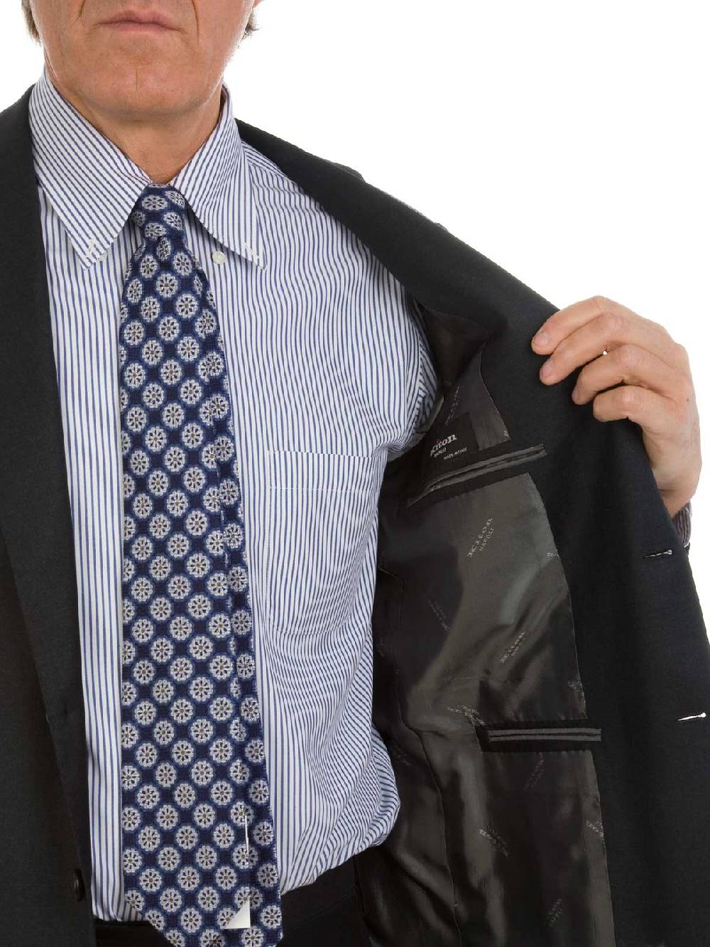 KITON Abito Uomo in Lana Vendita calda