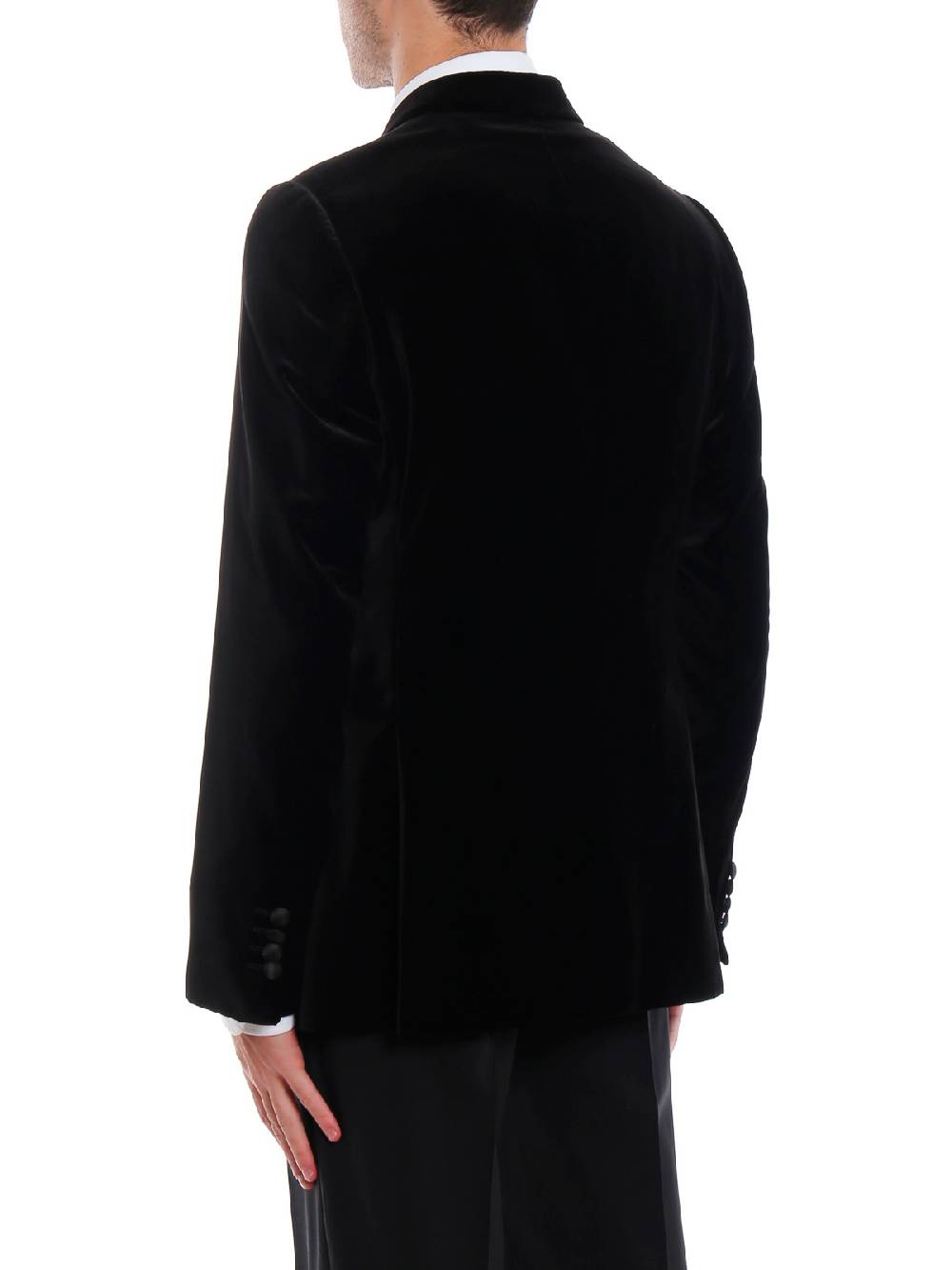 EMPORIO ARMANI Blazer Uomo in Velluto Online Outlet