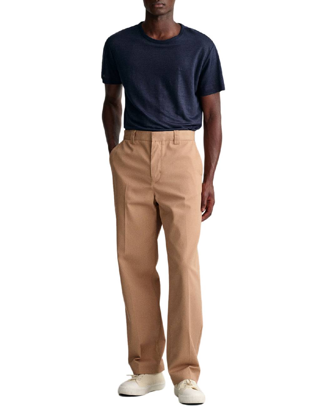 Gant Linen Regular T-Shirt Offerta speciale della fabbrica