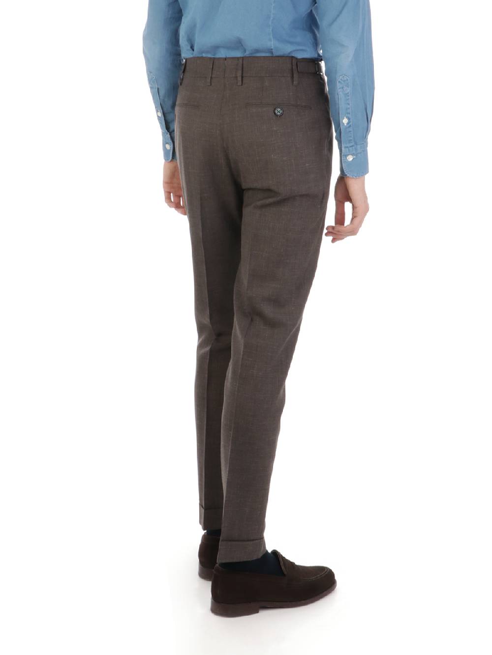 BERWICH Pantalone Uomo Vulcanoz Loro Piana Spedizione Gratuita