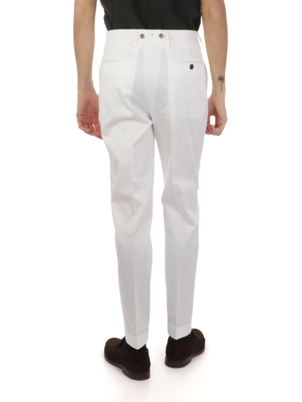 BERWICH Pantalone Uomo Barber in Twill Pezzi Unici