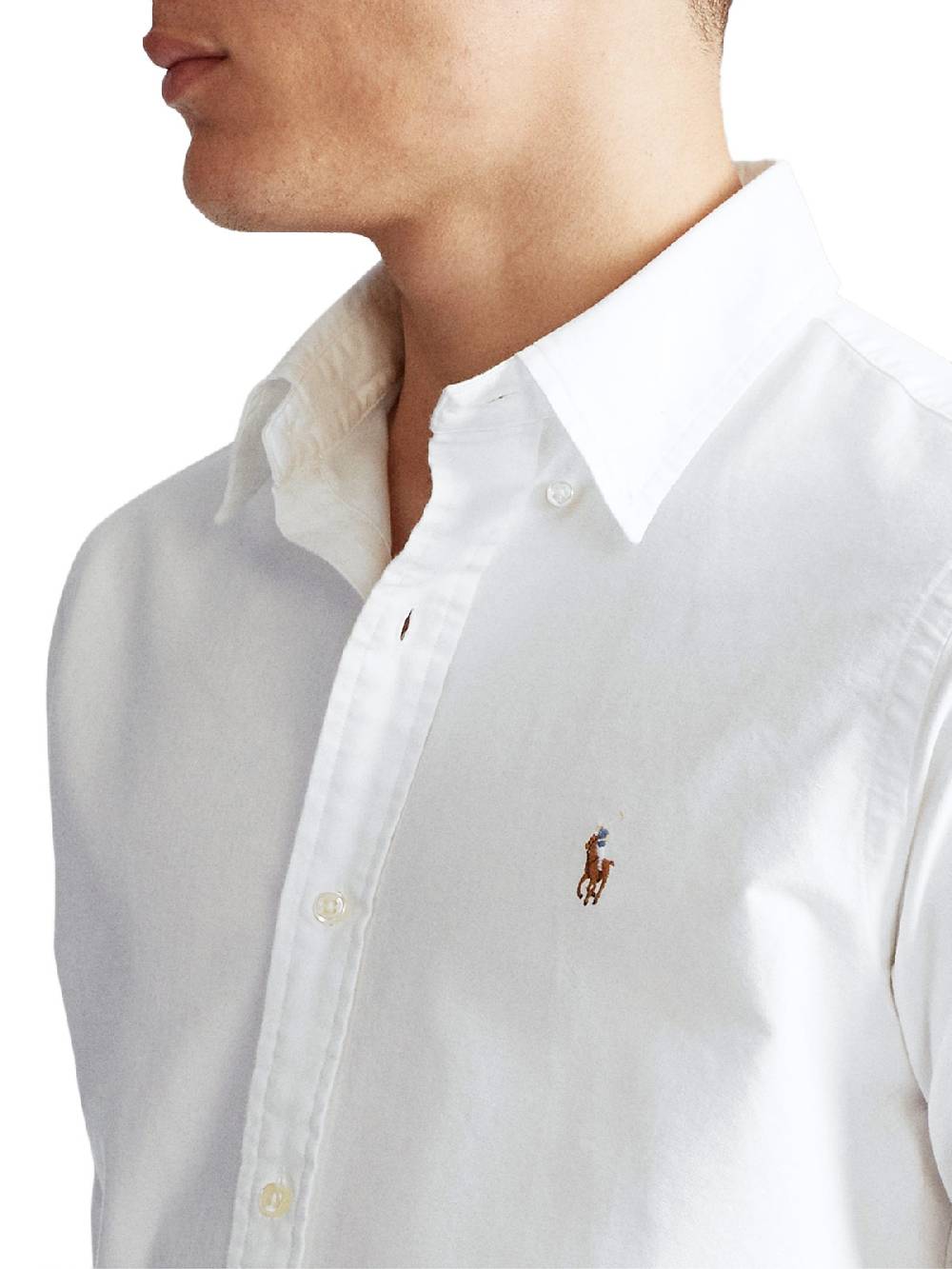 POLO RALPH LAUREN Camicia Oxford Uomo Custom Fit Sottocosto