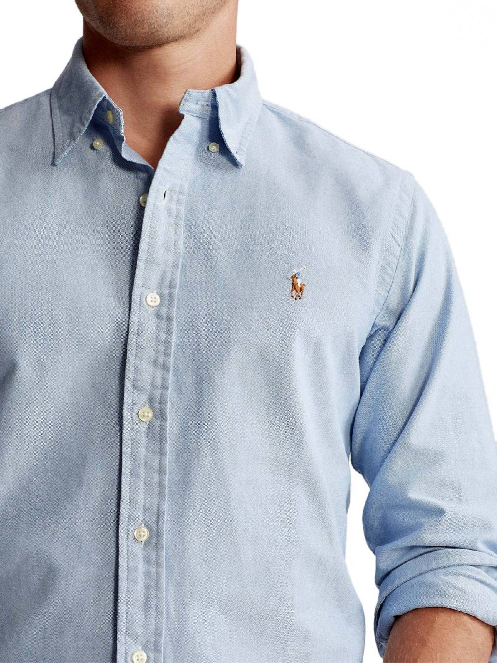 POLO RALPH LAUREN Camicia Oxford Uomo Custom Fit Convenienza