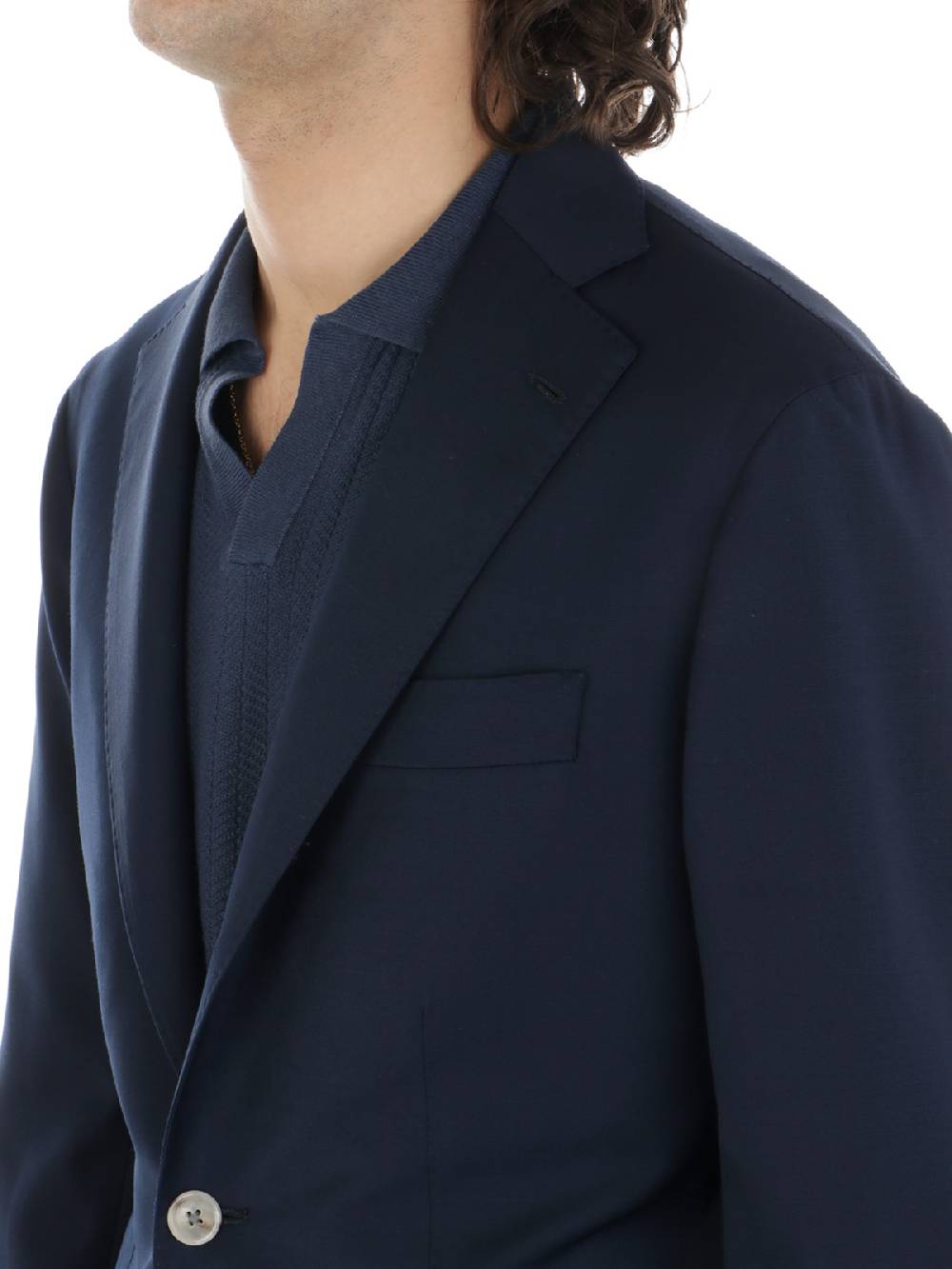 BARBA Giacca Uomo Jimmy In Lana Stretch Vendite Flash