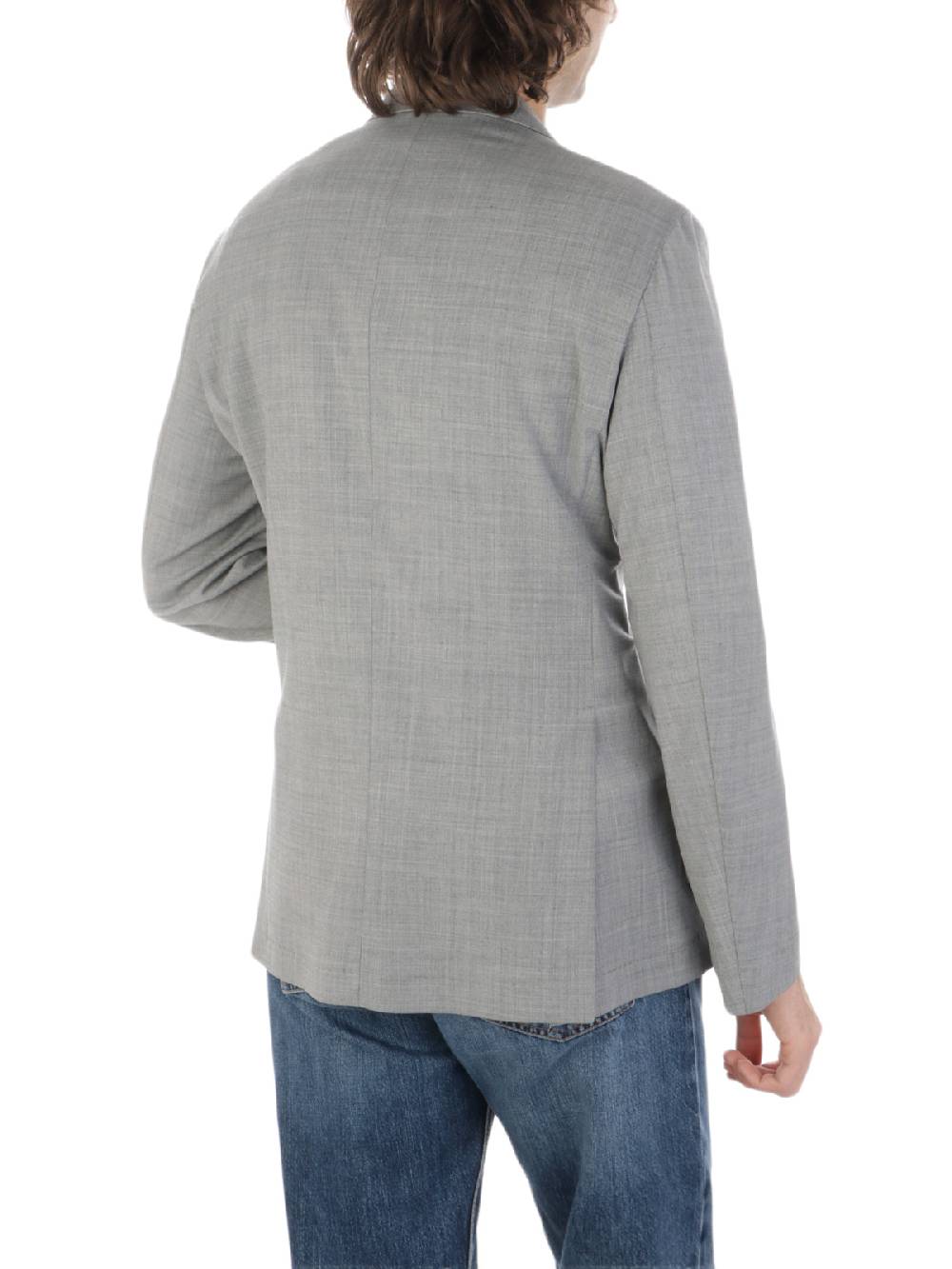 BARBA Giacca Uomo Easy In Lana Stretch In Saldo