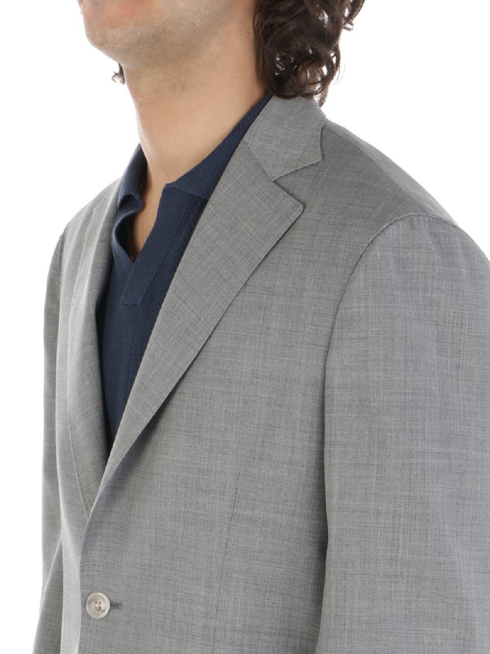 BARBA Giacca Uomo Easy In Lana Stretch In Saldo