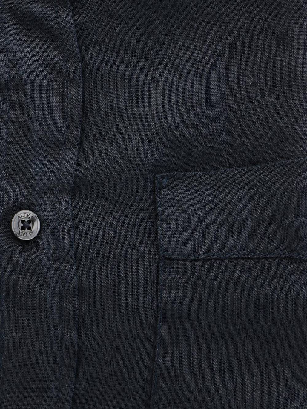 ALTEA Camicia Uomo In Lino Tinto In Capo Cyber Monday