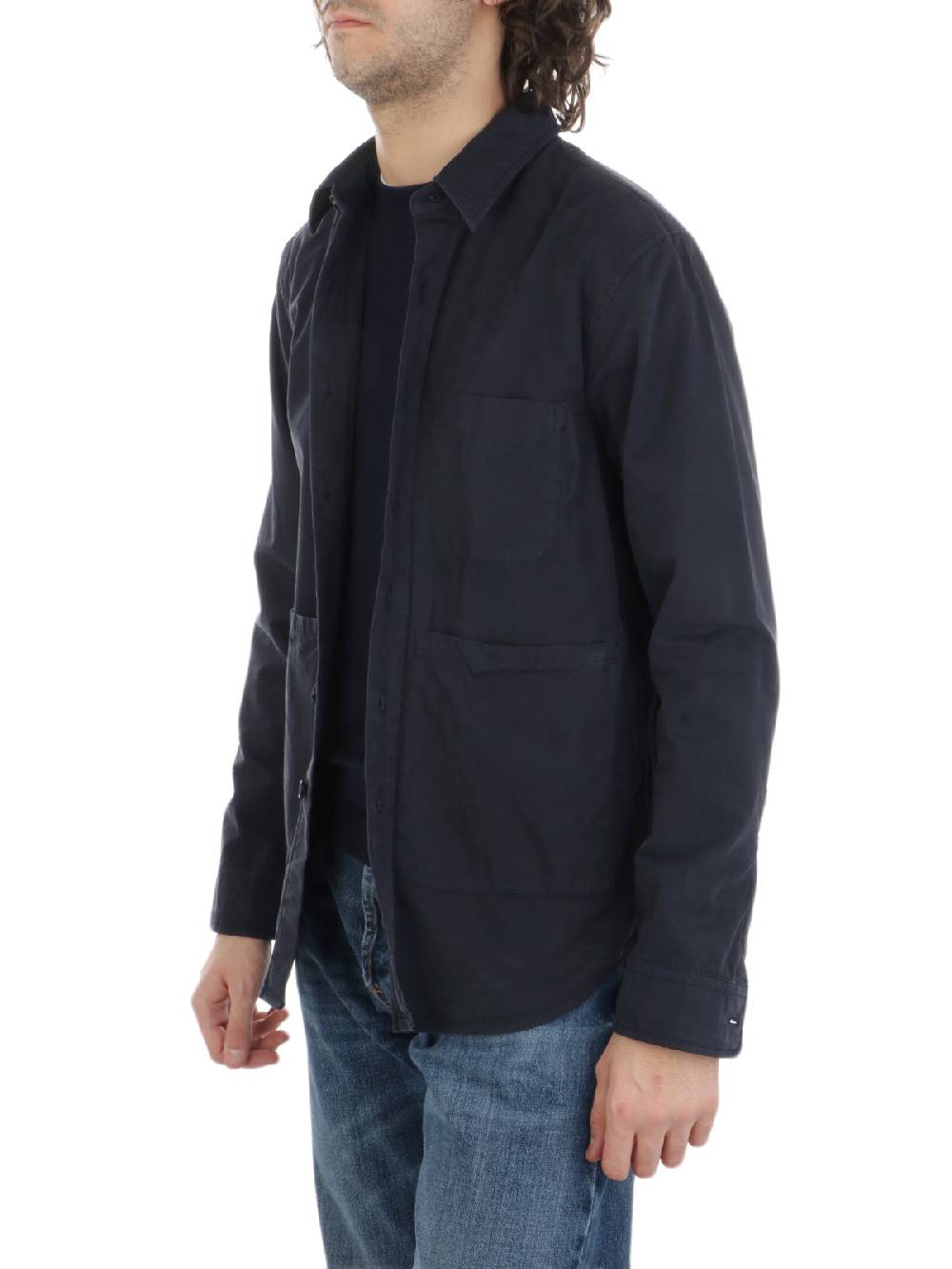 ASPESI Camicia Uomo Utility In Cotone Smaltimento dello stoccaggio