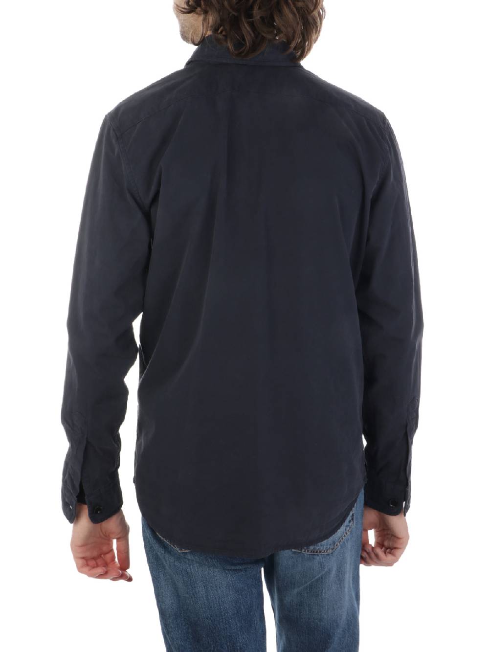 ASPESI Camicia Uomo Utility In Cotone Smaltimento dello stoccaggio