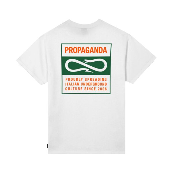 Propaganda Label Bicolor T-Shirt – White Hotsell