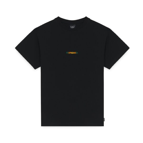 Propaganda Ribs Gradient T-Shirt – Black Qualità Garantita