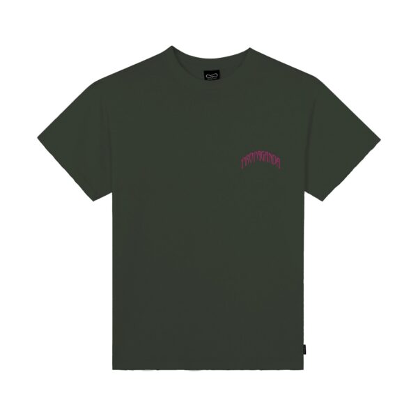 Propaganda Triangle Web T-Shirt – Pine Saldi Di Fabbrica