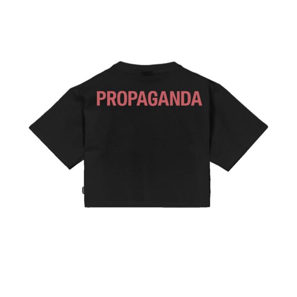 Propaganda Women Logo Croptop Tee – Black Online