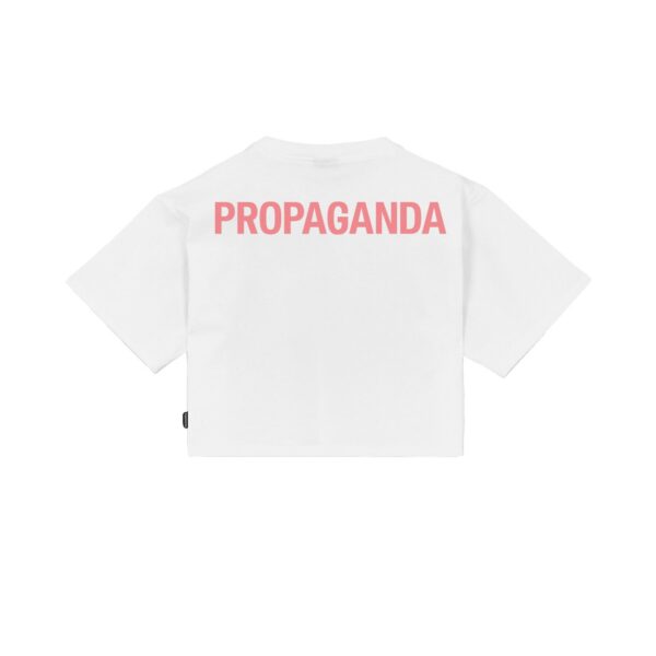Propaganda Women Logo Croptop Tee – White Outlet