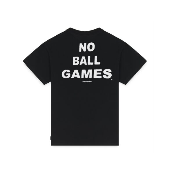 Propaganda Propaganda x Enrico Rassu “No Ball Games” Tee – Black Fino Al -60%