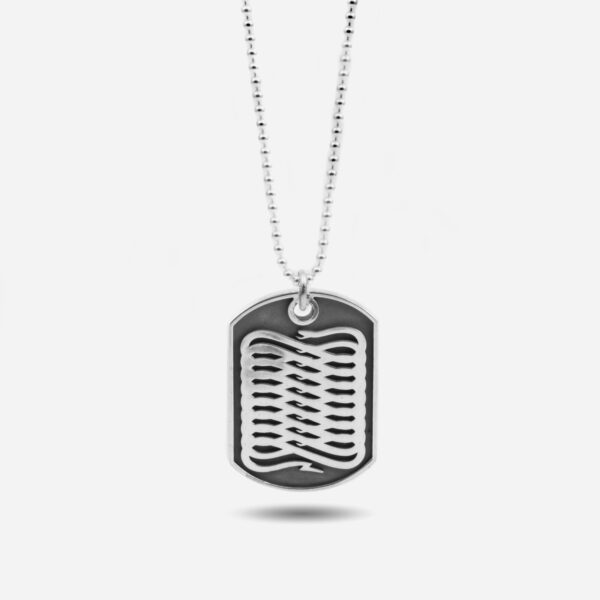 Propaganda Collana con Ciondolo Piastra Militare Propaganda W/ Nove25 In Argento Online