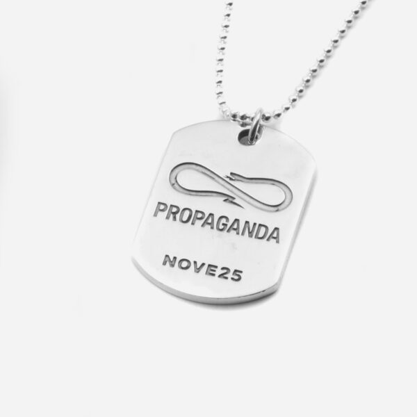 Propaganda Collana con Ciondolo Piastra Militare Propaganda W/ Nove25 In Argento Online
