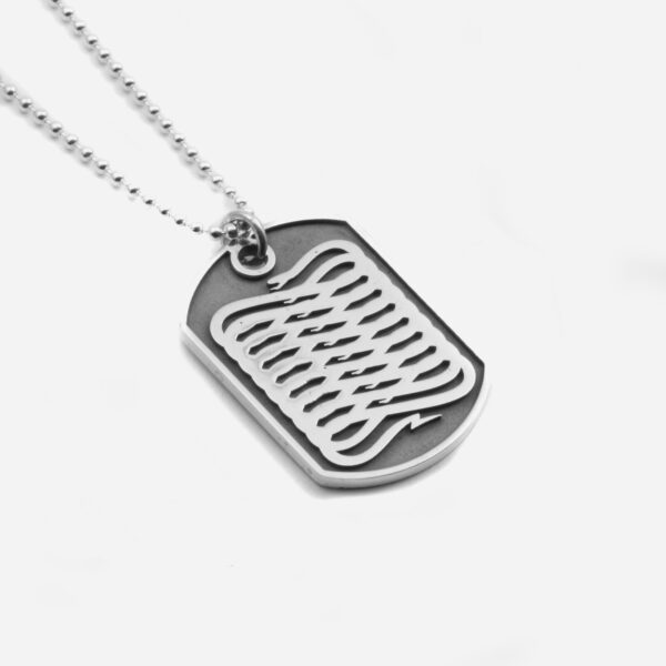 Propaganda Collana con Ciondolo Piastra Militare Propaganda W/ Nove25 In Argento Online
