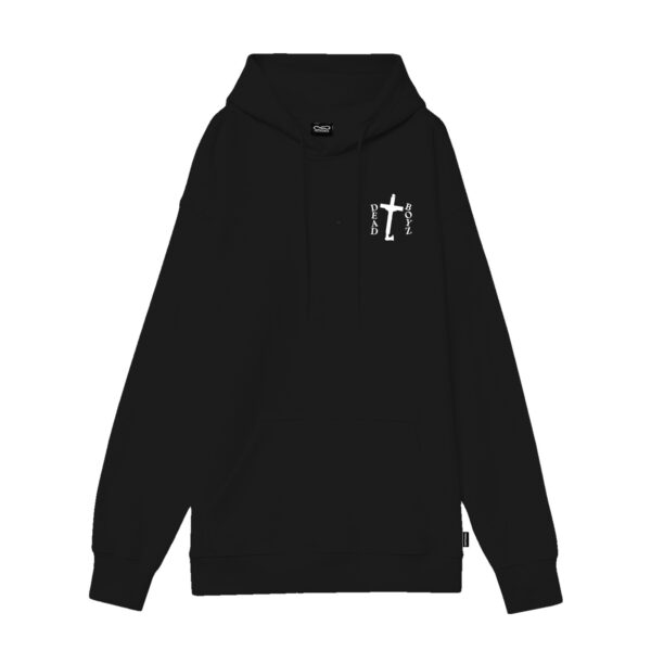 Propaganda Crucifix Hoodie – Black Italia