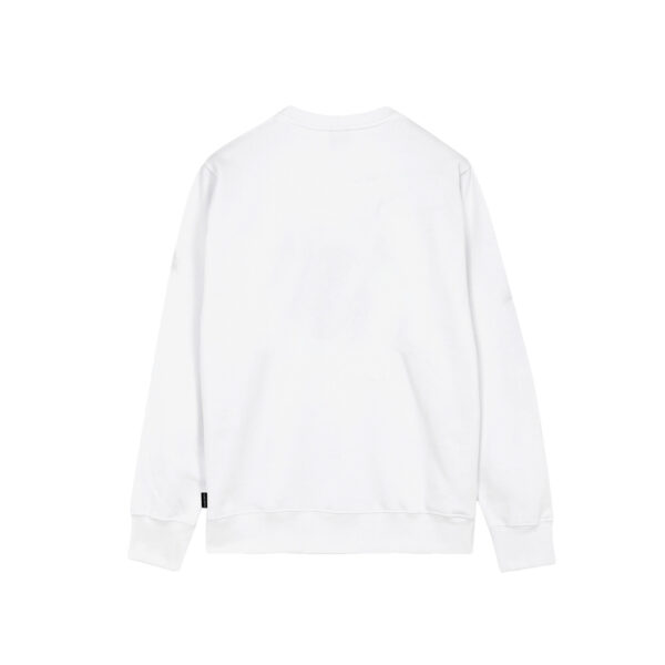Propaganda Logo Embroidery Crewneck – White Vendite Flash