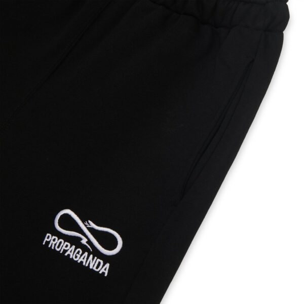 Propaganda Logo Embroidery Sweatpant – Black Italy