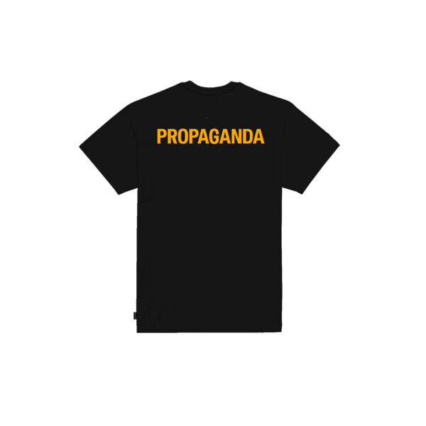 Propaganda Logo Steel Tee – Black Fino Al -60%