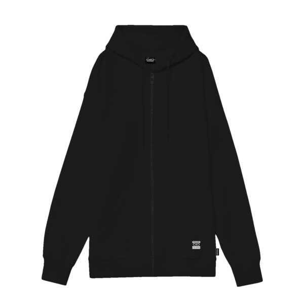 Propaganda Label Classic – Camo Zip Hoodie – Black Sottocosto