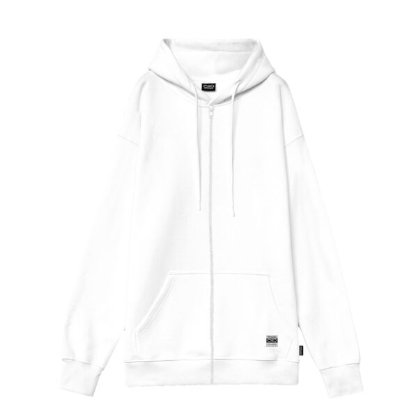 Propaganda Label Classic – Camo Zip Hoodie – White Convenienza