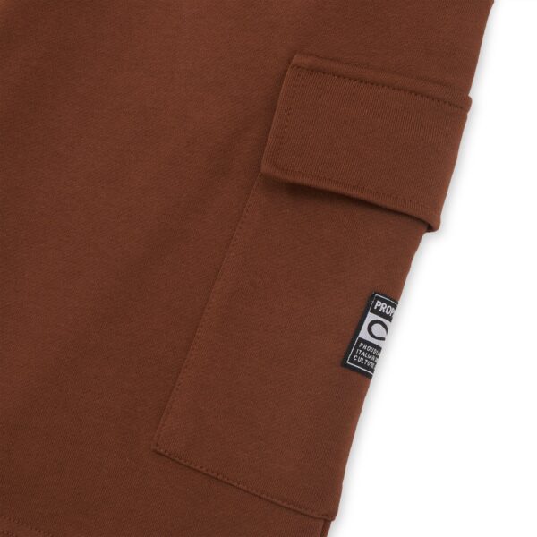 Propaganda Label Classic Cargo Sweatshort – Mink Offerta
