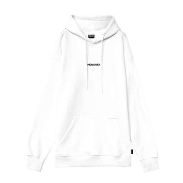 Propaganda Ribs Classic Hoodie – White Vendita Economica