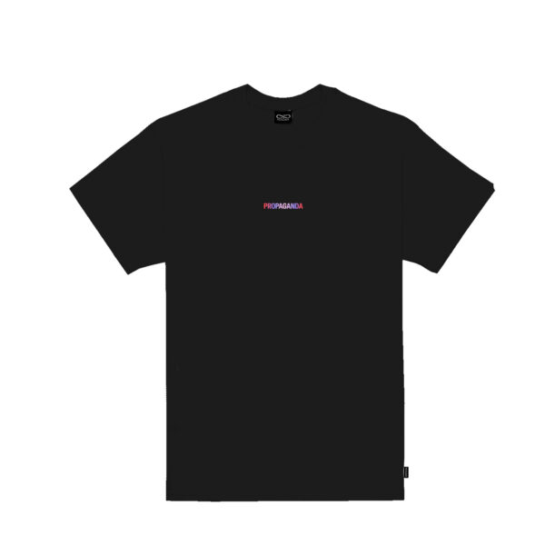 Propaganda Ribs Gradient Tee – Black Moda