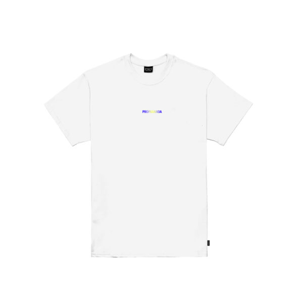 Propaganda Ribs Gradient Tee – White Italia