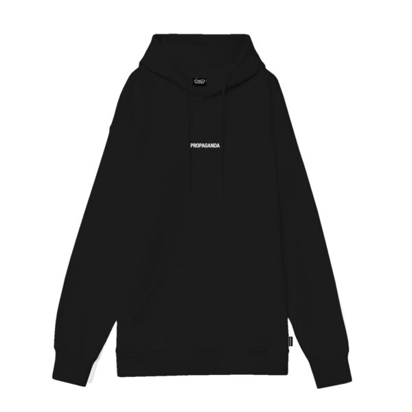 Propaganda Ribs Waves Hoodie – Black Qualità Garantita