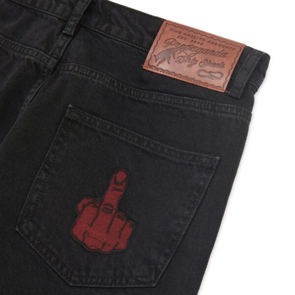 Propaganda Denim Baseball Pants – Black Negozi Online