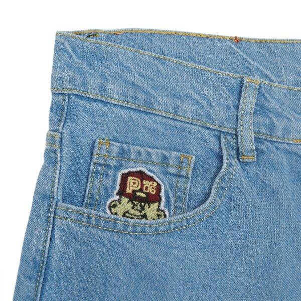 Propaganda Denim Baseball Shorts – Blue Acquista Ora