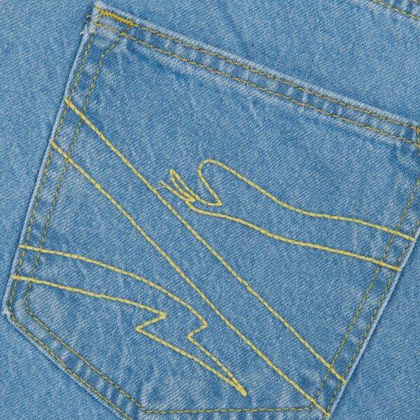 Propaganda Denim Baseball Shorts – Blue Acquista Ora