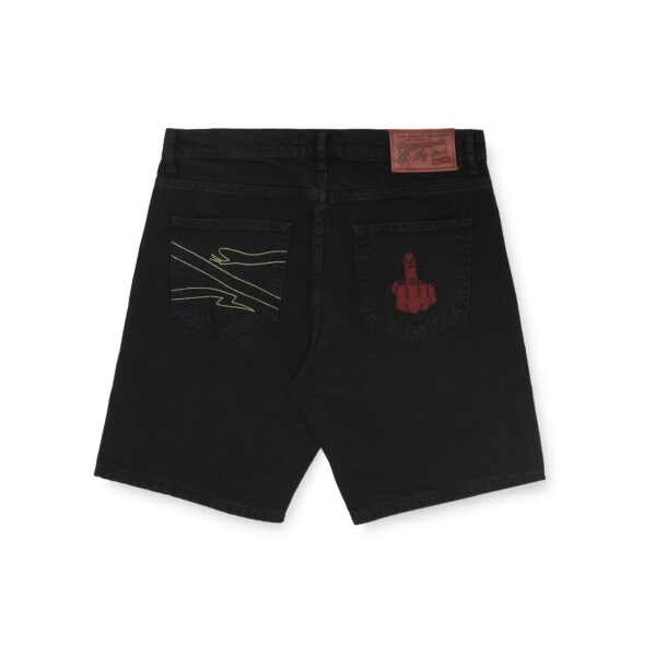 Propaganda Denim Baseball Shorts – Black Consegna Veloce