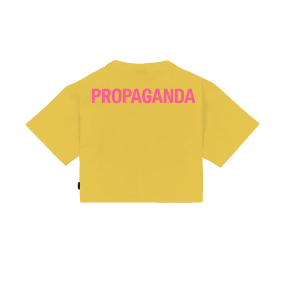 Propaganda Logo Woman Crop Top Tee – Aurora Offerte