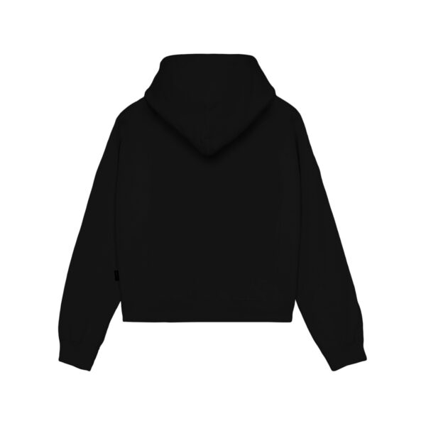 Propaganda Logo Embrodery Woman Crop Top Hoodie – Black Discount Store per i nuovi prodotti