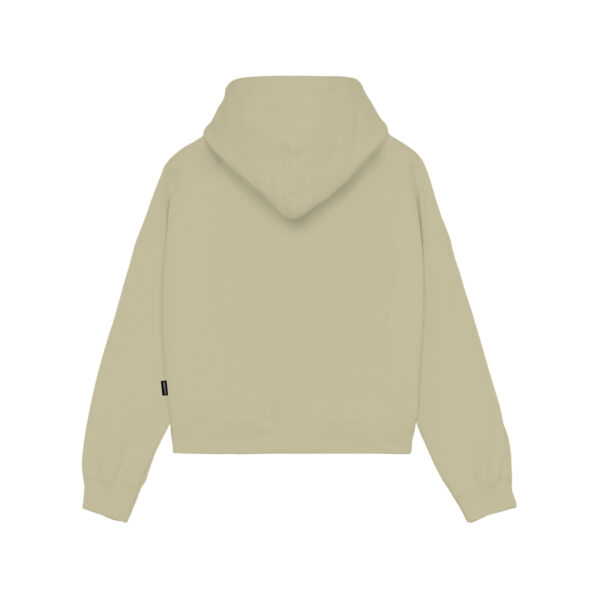 Propaganda Logo Embrodery Woman Crop Top Hoodie – Gravel Saldi Di Fabbrica