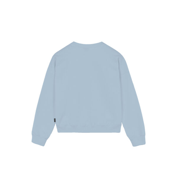 Propaganda Logo Embrodery Woman Crewneck – Sky I Più Venduti