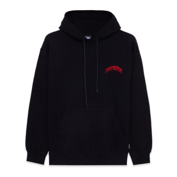 Propaganda Triangle Lion Hoodie – Black Sconto
