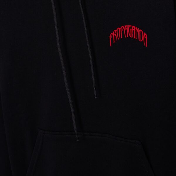 Propaganda Triangle Lion Hoodie – Black Sconto