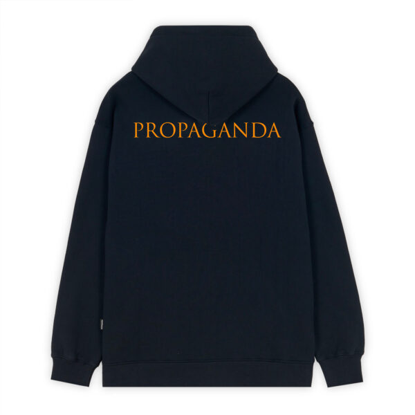 Propaganda Roma Logo Flame Hoodie – Black Convenienza