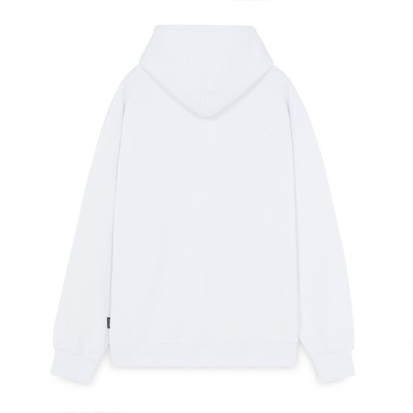 Propaganda Logo Oval Hoodie – White In Linea