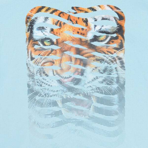 Propaganda Ribs Tiger Hoodie – Sky Bluee Vendita
