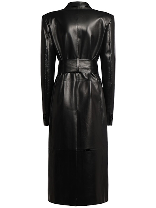 Luisaviaroma Cappotto lungo Lolo in pelle Fino Al -60%