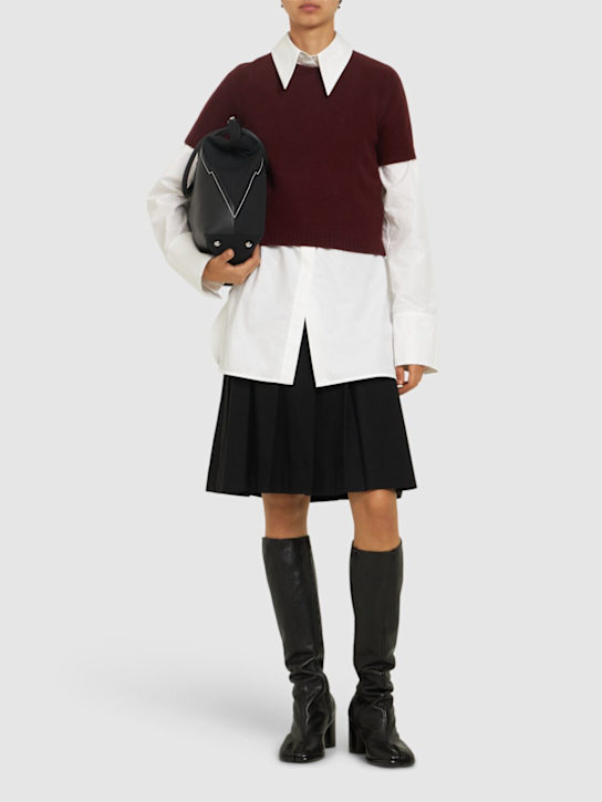 Luisaviaroma Top in maglia di lana washed Vendite Flash