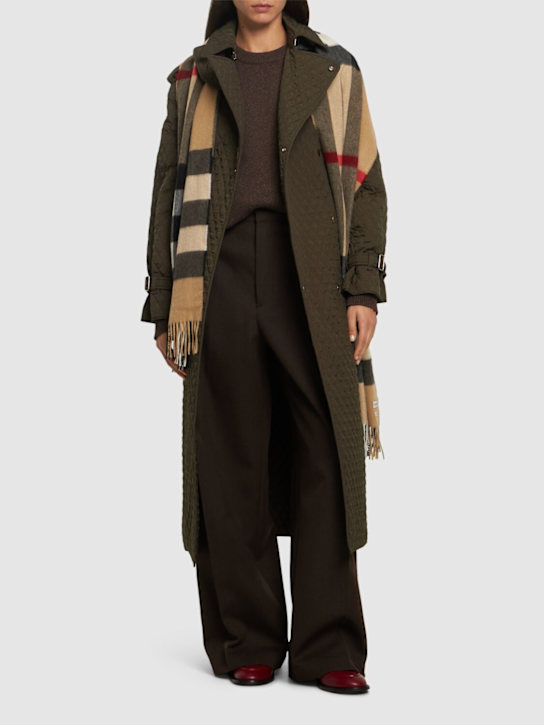 Luisaviaroma Trench lungo in gabardina Nuova